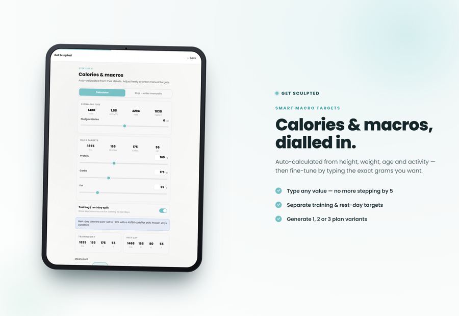 The macro targets screen